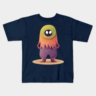 Cute Fantasy Monster Kids T-Shirt